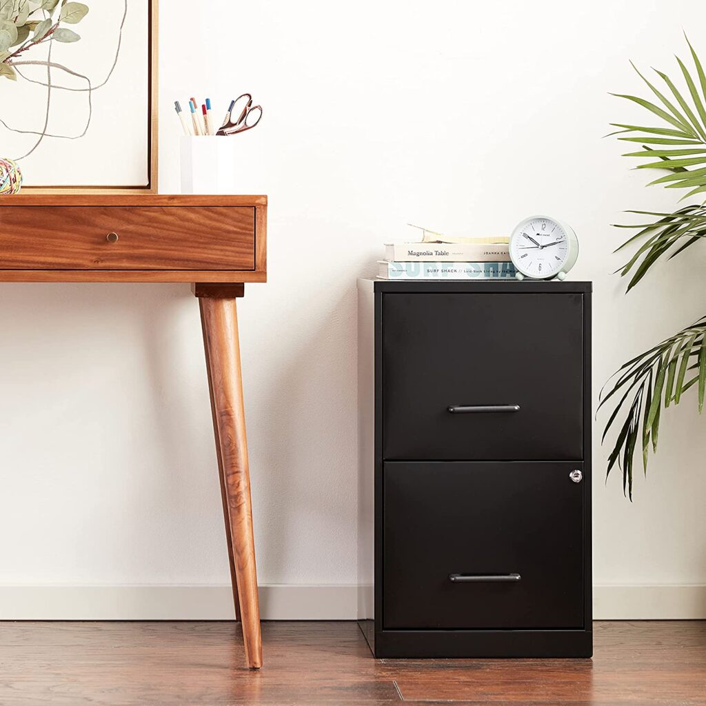 Lorell 2-Drawer File Cabinet for workspace