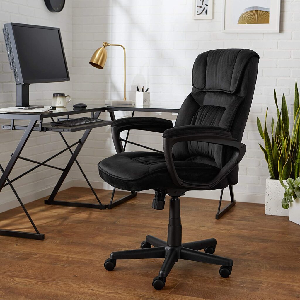 Amazon Basics Classic Office Desk Computer Chair