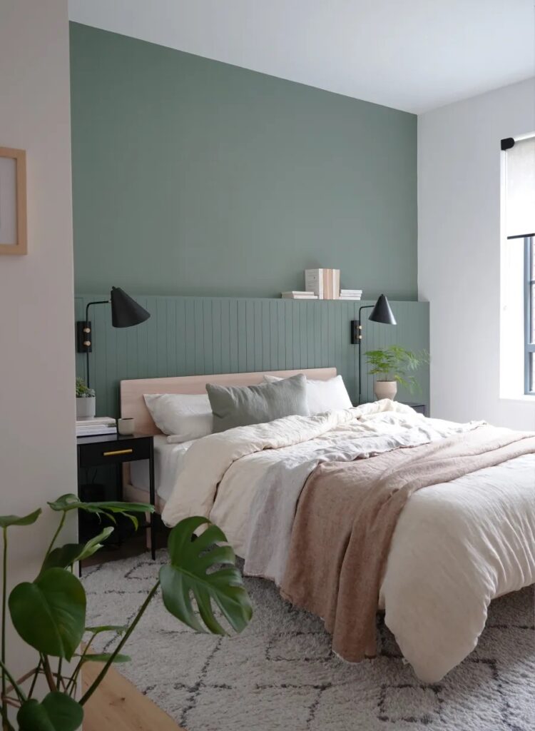 sage green walls