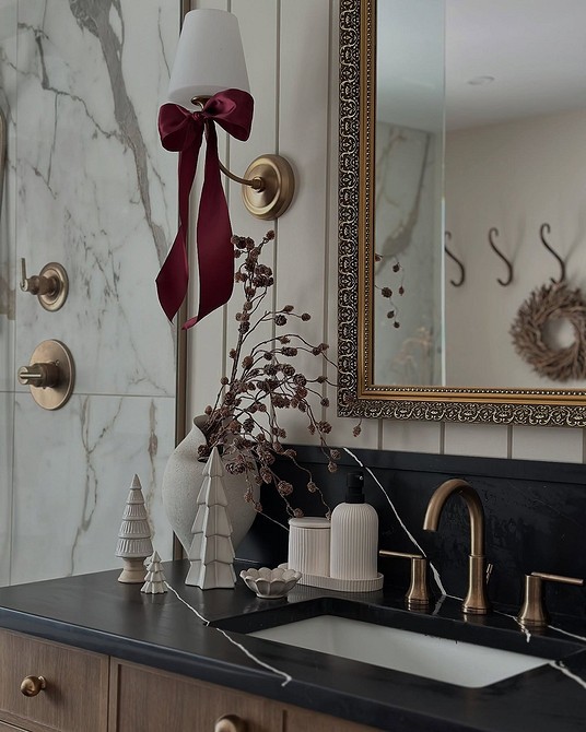 Bathroom new Year decor 2026 idea