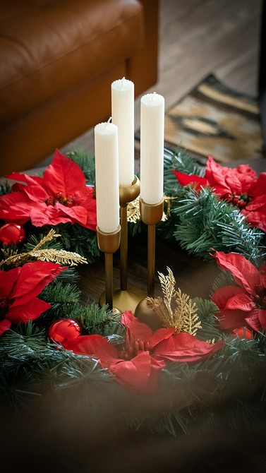 Decorative Elements candles for new year