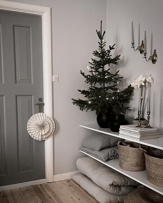 Hallway decor New year 