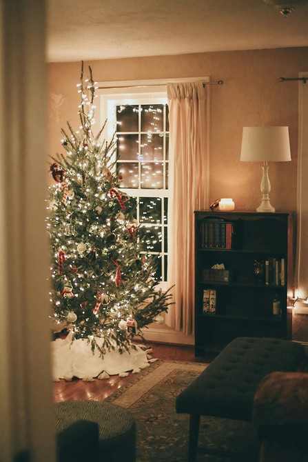 how to decor Living Room for Christmas 